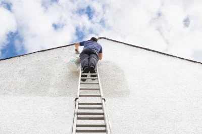 Peinture extérieure à Fauguernon — façades et ravalement